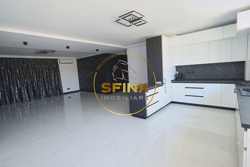 Penthouse premium cu terasa panoramica, 243 mp, bloc nou, 2 locuri de parcare