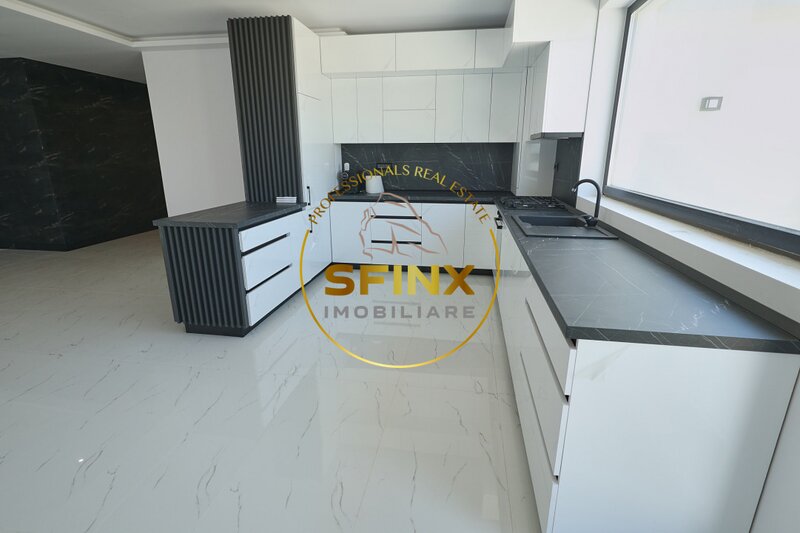 Penthouse premium cu terasa panoramica, 243 mp, bloc nou, 2 locuri de parcare